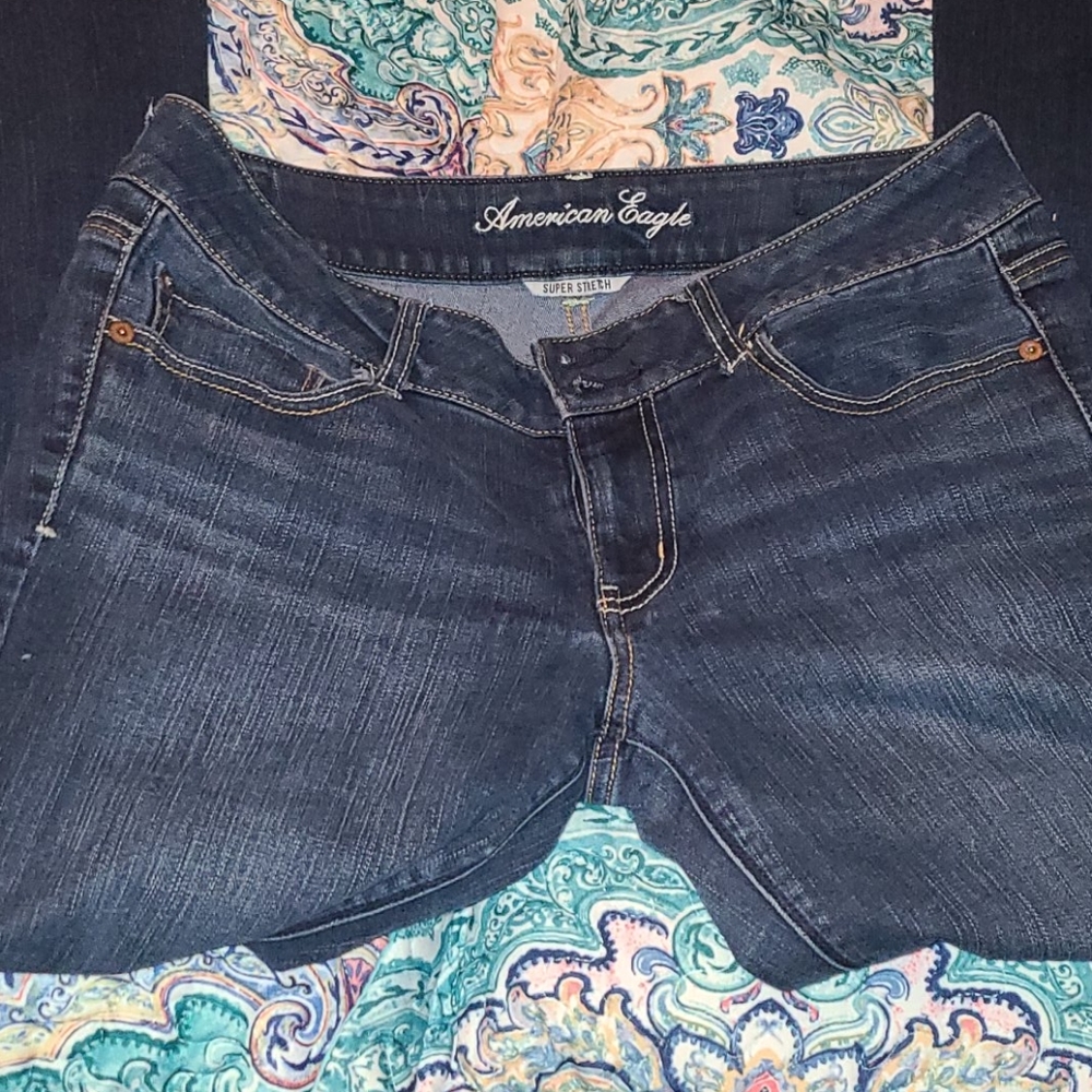 American Eagle artist jeans